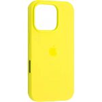 Чехол Silicone Case для Apple iPhone 16 Pro Max Yellow AA