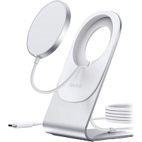 Беспроводное зарядное устройство Choetech T517-F+H047 Magnetic Wireless Charger + Holder 