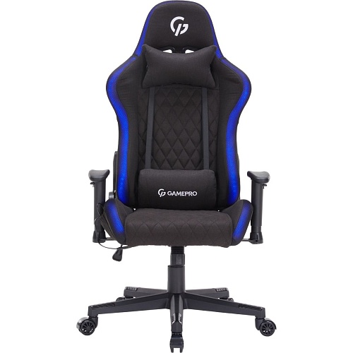 Геймерське крісло GamePro GC700FB RGB Size L Fabric Black - придбати в Дніпрі, Україні: ціна, характеристики | інтернет-магазин TOUCH