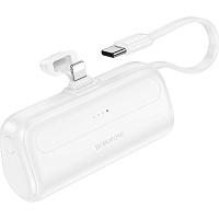 Зовнішній акумулятор Borofone BJ41 Pocket 5000mAh White - придбати в Дніпрі, Україні: ціна, характеристики | інтернет-магазин TOUCH