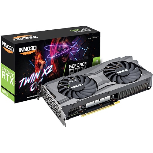 Видеокарта Inno3D GeForce RTX 3060 8GB TWIN X2 OC (N30602-08D6X-11902130)