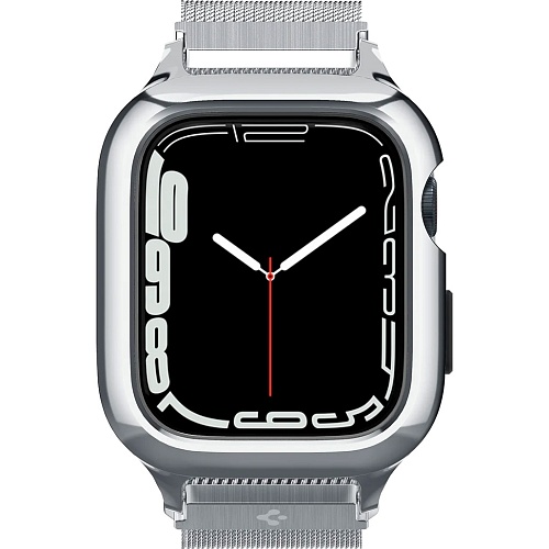 Ремешок Spigen Metal Fit Pro для Apple Watch 42/44/45mm Silver (ACS04584)