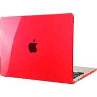 Пластиковая накладка (верх и низ) HardShell Case для Apple MacBook Air 15.3'' M2 A2941 2023 Crystal Red Пластиковая накладка (верх и низ) HardShell Case для Apple MacBook Air 15.3'' M2 A2941 2023 Crystal Red