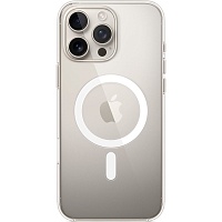 Чехол Clear Case with MagSafe для Apple iPhone 16 Pro Max Transparent AAA