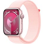 Смарт-часы Apple Watch Series 9 GPS 45mm Pink Aluminum Case with Light Pink Sport Loop (MR9J3)