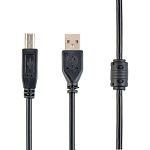 Кабель Maxxter USB 2.0 AM/BM 1.8m Black (UF-AMBM-6)