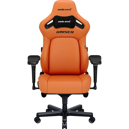 Геймерское кресло Anda Seat Kaiser 4 XL Leather Blaze Orange (AD12YDDC-XLL-20-O-PV/C)