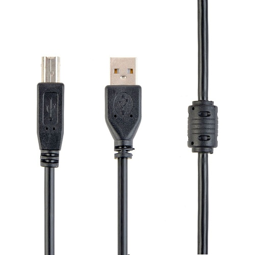 Кабель Maxxter USB 2.0 AM/BM 1.8m Black (UF-AMBM-6)