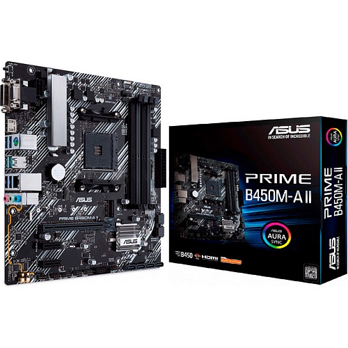 Материнська плата Asus Prime B450M-A II - придбати в Дніпрі, Україні: ціна, характеристики | інтернет-магазин TOUCH