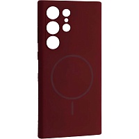 Чехол DK Luxury Silicone Case with MagSafe для Samsung Galaxy S24 Ultra Plum Чехол DK Luxury Silicone Case with MagSafe для Samsung Galaxy S24 Ultra Plum