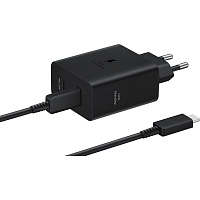 Сетевое зарядное устройство Samsung 50W Wall Charger + Cable USB-C to USB-C Black (EP-T5020XBEGEU) Сетевое зарядное устройство Samsung 50W Wall Charger + Cable USB-C to USB-C Black (EP-T5020XBEGEU)