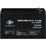 Акумулятор LogicPower AGM 12V (12V/7.5Ah/90Wh) (3864)