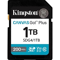 Карта пам'яті Kingston SDXC Canvas Go! Plus 1TB Class 10 UHS-I U3 V30 (SDG4/1TB) - придбати в Дніпрі, Україні: ціна, характеристики | інтернет-магазин TOUCH