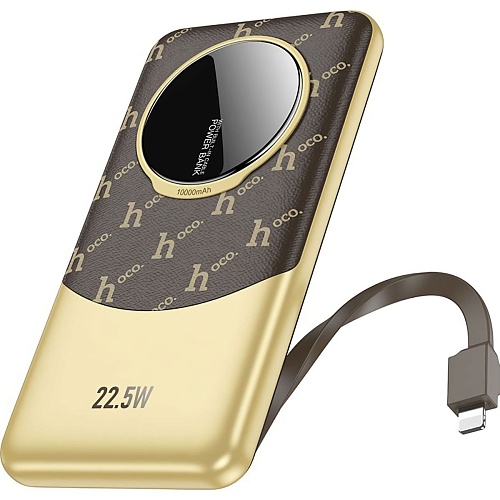 Внешний аккумулятор Hoco Q29 Nobility Lightning 10000mAh 22.5W Brown