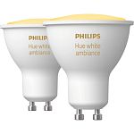 Розумна лампочка Philips Hue GU10 White Ambiance 2шт (929001953310)