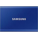 Зовнішній SSD накопичувач Samsung T7 1 TB Indigo Blue (MU-PC1T0H/WW)