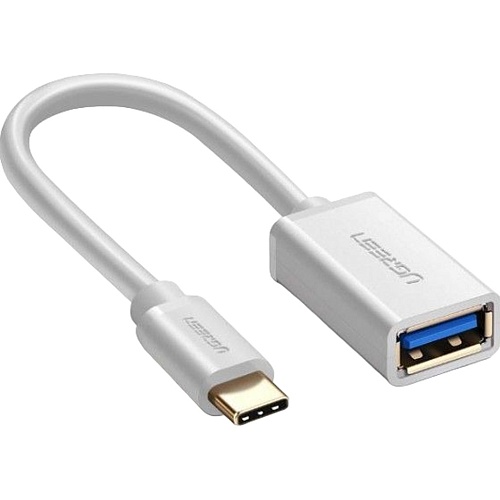 Переходник Ugreen US154 USB-C to USB-A OTG 12 см White (30702)