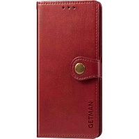 Чехол-книжка GETMAN Gallant Cover Case для Xiaomi Redmi Note 9/Redmi 10X (Red) Чехол-книжка GETMAN Gallant Cover Case для Xiaomi Redmi Note 9/Redmi 10X (Red)