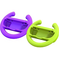 Руль для геймпадов Yaxo Joy-Con Wheels Green + Purple 2 шт (YGWSJCH02CM)