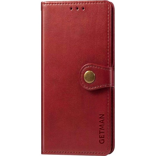 Чехол-книжка GETMAN Gallant Cover Case для Xiaomi Redmi Note 9/Redmi 10X (Red)