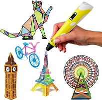 Набор PLA пластика для 3D ручки (4 цвета, 40 м)