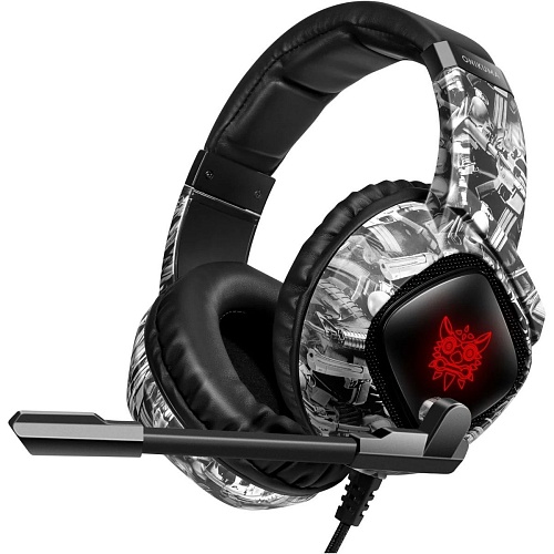 Игровые наушники Onikuma K19 Professional Gaming Guns Grey