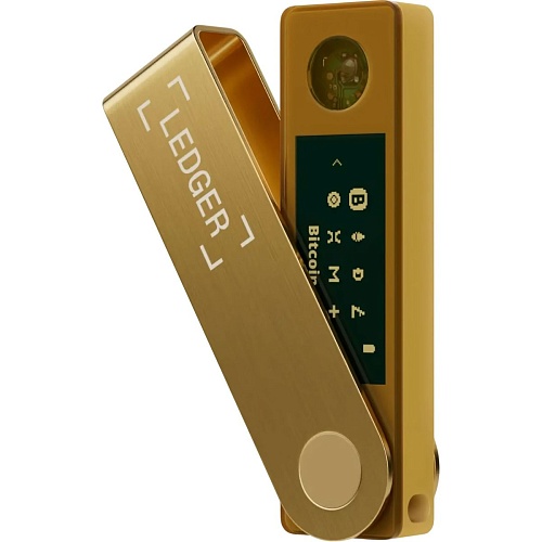 Криптокошелек Ledger Nano X Gold