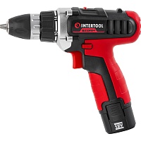 Дрель-шуруповерт Intertool WT-0321 12V 2x1.5Ah