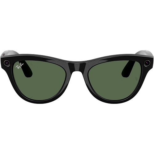 Смарт-окуляри Ray-Ban Meta Skyler Gen 2 Standard Shiny Black Frame / G-15 Green Lenses (RW4014 601/71 52-20) - придбати в Дніпрі, Україні: ціна, характеристики | інтернет-магазин TOUCH