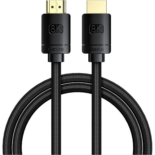 Кабель Baseus High Definition HDMI 8K V2.1 1m Black (CAKGQ-J01) - придбати в Дніпрі, Україні: ціна, характеристики | інтернет-магазин TOUCH