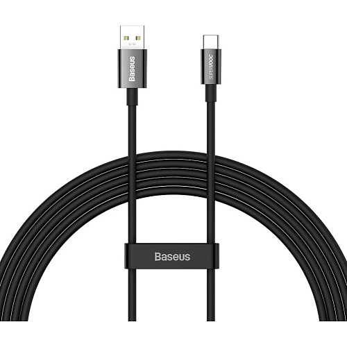Кабель Baseus Superior Series SUPERVOOC USB-A to USB-C 65W 2m Black (CAYS001001) - придбати в Дніпрі, Україні: ціна, характеристики | інтернет-магазин TOUCH
