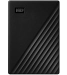 Зовнішній жорсткий диск WD My Passport 5TB Black (WDBPKJ0050BBK-WESN)