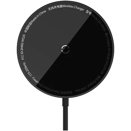 Беспроводное зарядное устройство Baseus Simple Mini3 Magnetic Wireless Charger 15W Black (CCJJ040001)
