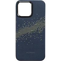 Чехол Pitaka MagEZ Case 4 StarPeak для Apple iPhone 15 Pro Milky Way Galaxy (KI1501PMYG)