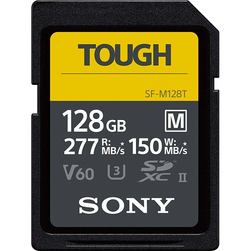 Карта памяти Sony SDXC Tough M 128GB UHS-II U3 V60 (SFM128T.SYM)