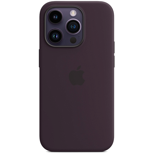 Чехол Silicone Case with MagSafe для Apple iPhone 14 Pro Elderberry AAA