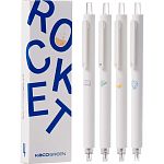 Набор ручек KacoGreen K1028 Rocket Plastic Gel Ink Pen 4шт