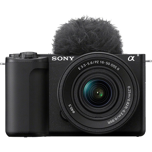 Беззеркальный фотоаппарат Sony ZV-E10 II Kit 16-50mm f/3.5-5.6 OSS II Black (ZVE10M2KB.CEC) 