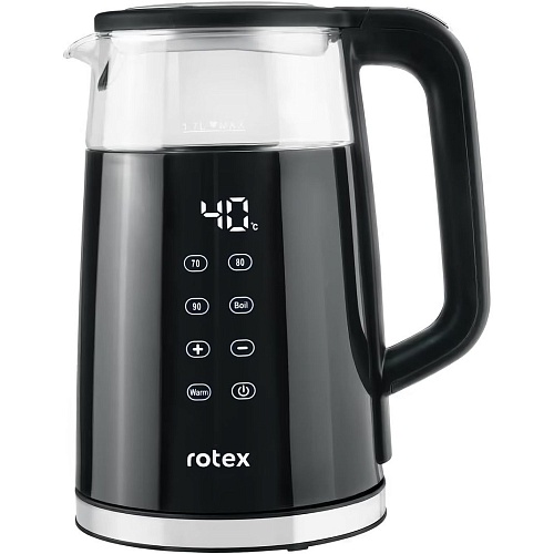Електрочайник Rotex RKT86-GB Smart Black - придбати в Дніпрі, Україні: ціна, характеристики | інтернет-магазин TOUCH