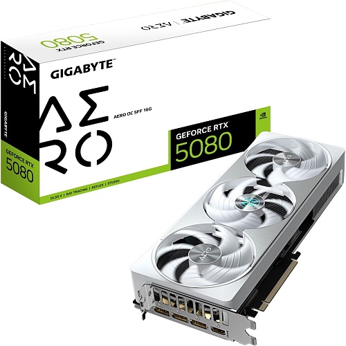 Видеокарта Gigabyte GeForce RTX 5080 AERO SFF OC 16GB (GV-N5080AERO OC-16GD) UA
