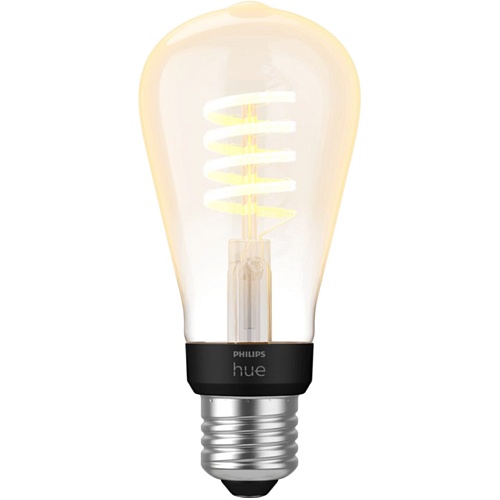 Умная лампочка Philips Hue E27 White ST64 1шт (8719514301467)