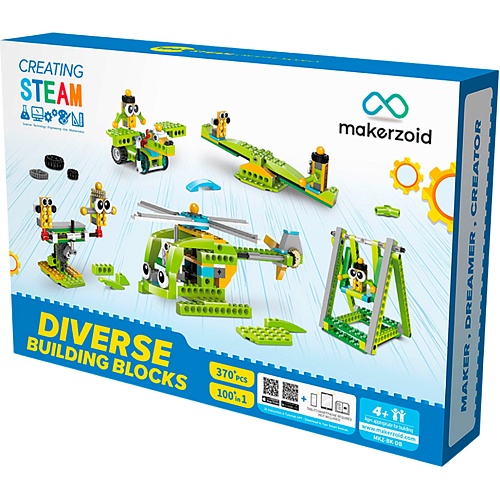 Конструктор Makerzoid Diverse Building Blocks (MKZ-BK-DB) - придбати в Дніпрі, Україні: ціна, характеристики | інтернет-магазин TOUCH