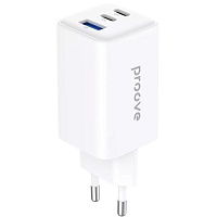 Сетевое зарядное устройство Proove Pocket GaN 65W 2 USB-C/USB-A White (WCPG65121202) Сетевое зарядное устройство Proove Pocket GaN 65W 2 USB-C/USB-A White (WCPG65121202)