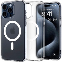 Чохол Spigen Ultra Hybrid MagSafe Case для Apple iPhone 15 Pro Frost Clear (ACS06719) - придбати в Дніпрі, Україні: ціна, характеристики | інтернет-магазин TOUCH Чохол Spigen Ultra Hybrid MagSafe Case для Apple iPhone 15 Pro Frost Clear (ACS06719) - придбати в Дніпрі, Україні: ціна, характеристики | інтернет-магазин TOUCH