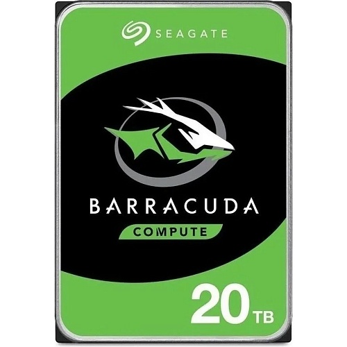 Жесткий диск HDD 3.5" SATA 20TB Seagate Barracuda 7200rpm 512MB (ST20000DM001)