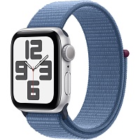 Смарт-годинник Apple Watch SE 2 GPS 40mm Silver Aluminium Case with Winter Blue Sport Loop (MRE33) - придбати в Дніпрі, Україні: ціна, характеристики | інтернет-магазин TOUCH