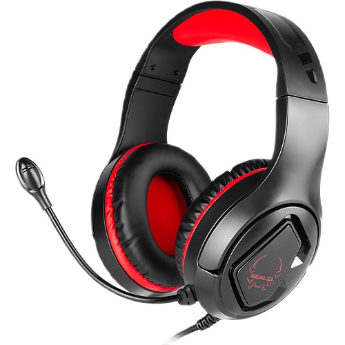 Игровые наушники REAL-EL GDX-7590 Black/Red (EL124100050)