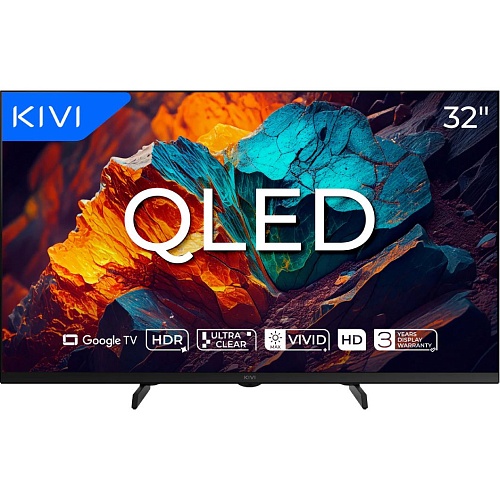 Телевізор Kivi H720QB 32'' QLED HD (32H720QB) - придбати в Дніпрі, Україні: ціна, характеристики | інтернет-магазин TOUCH