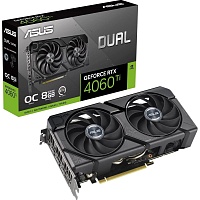 Видеокарта Asus GeForce RTX 4060 Ti EVO OC 8GB (DUAL-RTX4060TI-O8G-EVO) UA Видеокарта Asus GeForce RTX 4060 Ti EVO OC 8GB (DUAL-RTX4060TI-O8G-EVO) UA