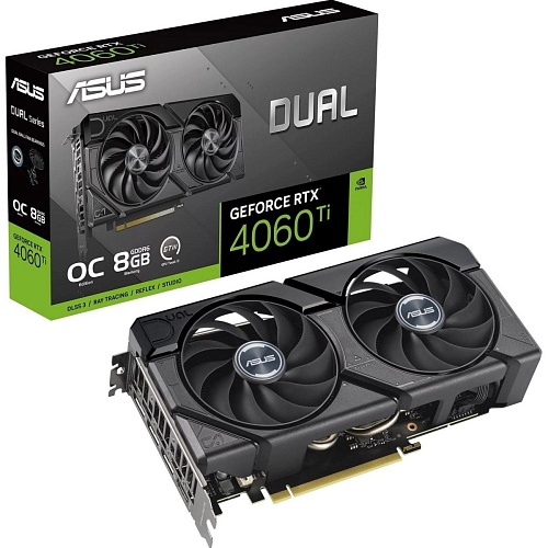 Видеокарта Asus GeForce RTX 4060 Ti EVO OC 8GB (DUAL-RTX4060TI-O8G-EVO) UA